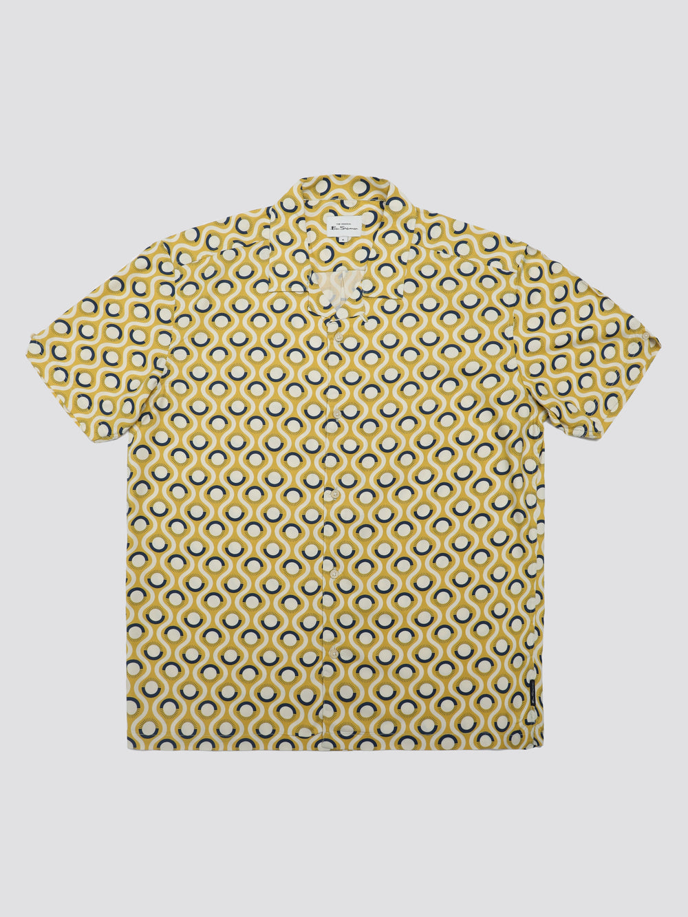 Chemises Ben Sherman Signature Retro Geo Jaune | OIW-81690655